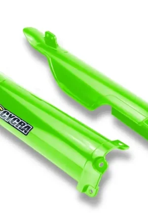 Cycra 12-16 Kawasaki KX250F-450F Fork Guards - Green Instant Buy