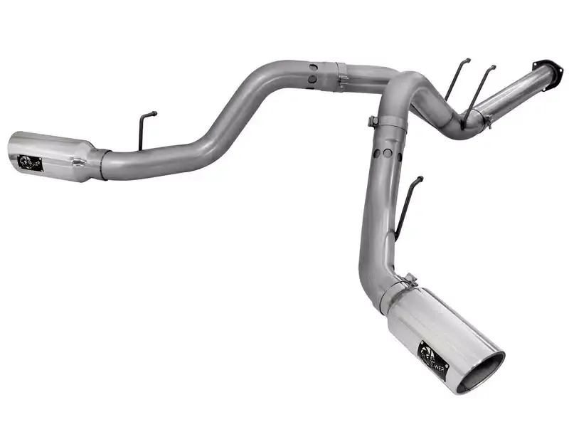 Authentic aFe Large Bore-HD Exhaust System 49-43065-P | RealTruck