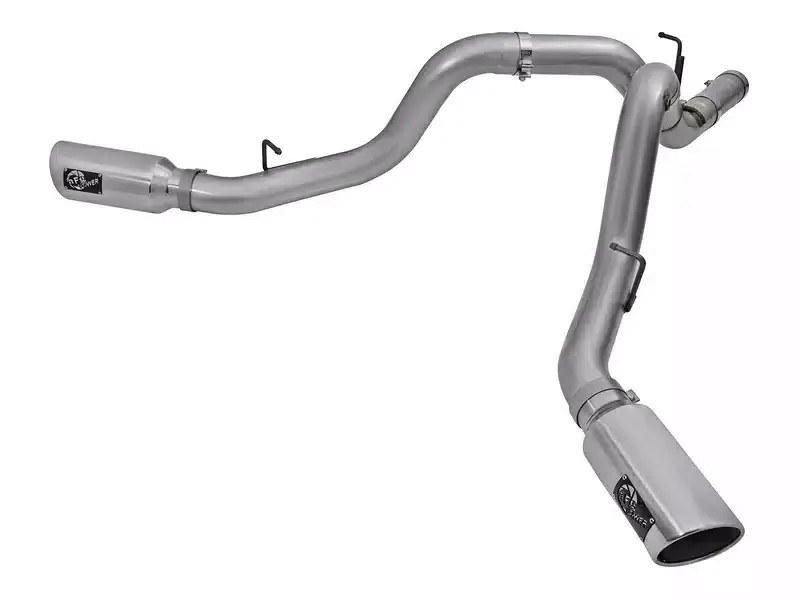 aFe Large Bore-HD Exhaust System 49-44080-P | RealTruck Professional Grade