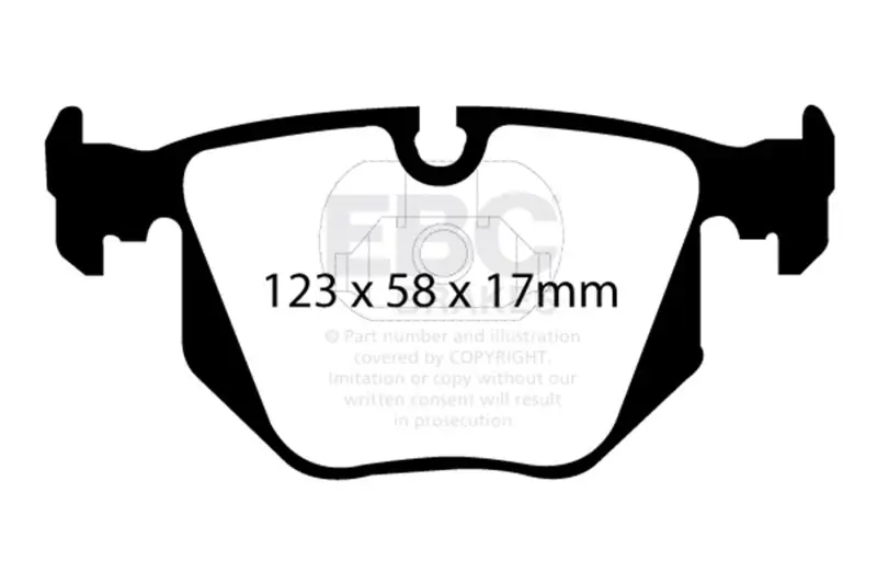 EBC 00-06 BMW X5 3.0 Greenstuff Rear Brake Pads Time-Limited