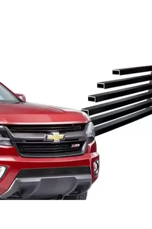 Popular APS Bar Billet Grille GR03FFC17J | RealTruck