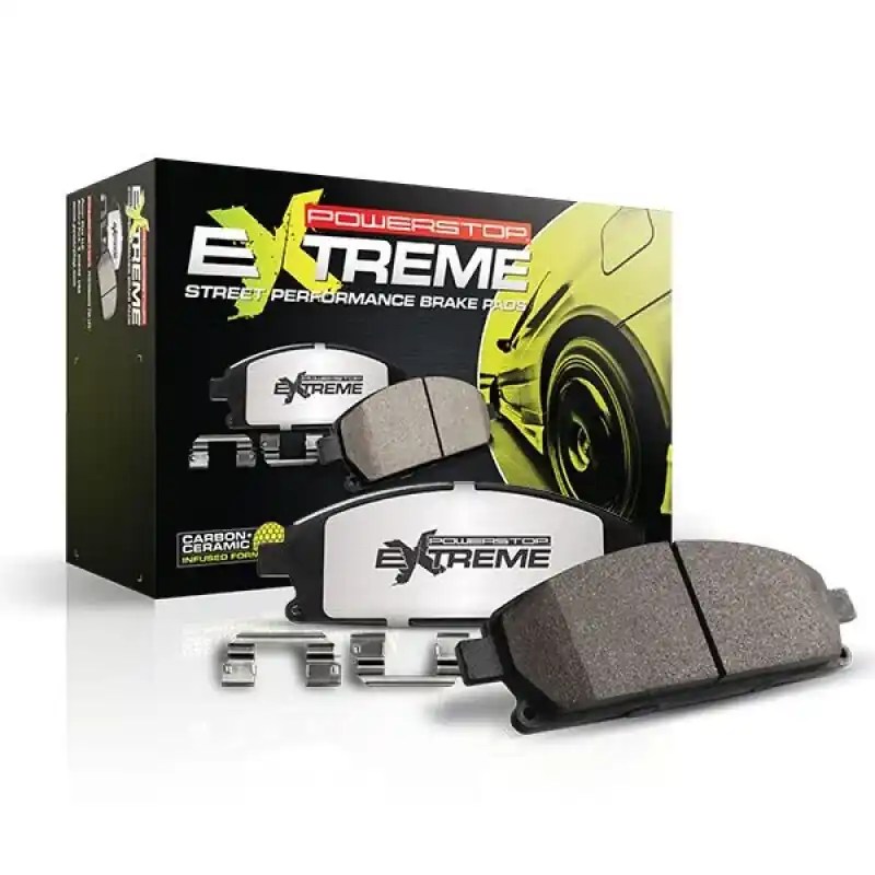Power Stop 2024 Ford Mustang Front Z26 Street Brake Pad w/Hardware Top Rated