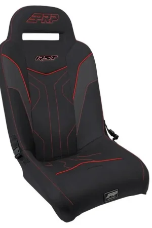 PRP RST Rear Suspension Seat- Black/Red Top Rated
