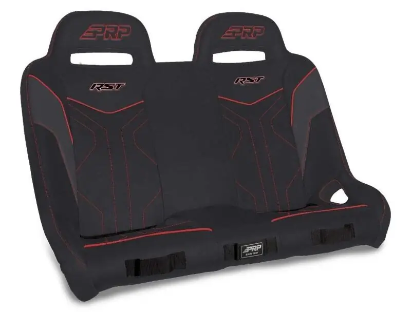 PRP Polaris RZR XP4 1000/XP4 Turbo/XP4 Turbo S RST Rear Suspension Bench- Black/Red Fan Favorite
