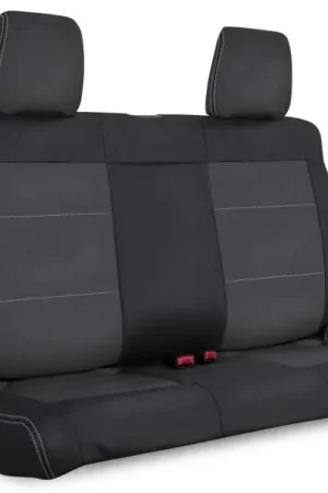 PRP 08-10 Jeep Wrangler JKU Rear Seat Cover/4 door - Black/Grey Genuine