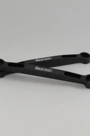 Authentic Kartboy Subaru Battery Tiedown - Black Anodized