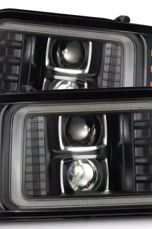 AlphaRex Black LUXX Series LED Headlights 880268 | RealTruck Holiday Sale
