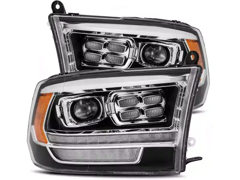 AlphaRex Black Pro Series Headlights 880523-1 | RealTruck Budget