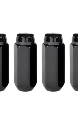 McGard Hex Lug Nut (Cone Seat) M14X2.0 / 13/16 Hex / 2.25in. Length (4-Pack) - Black Cheap
