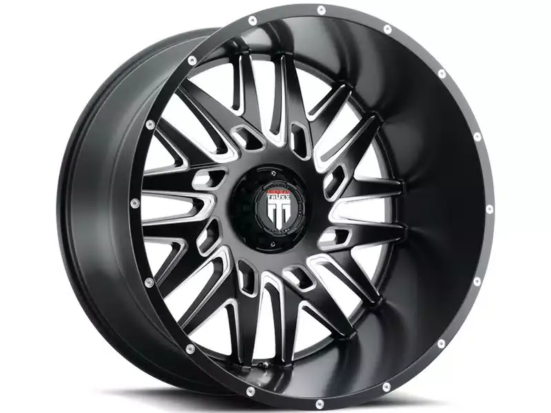 American Truxx Milled Matte Black AT-184 DNA Wheel AT184-2970M0 | RealTruck Budget