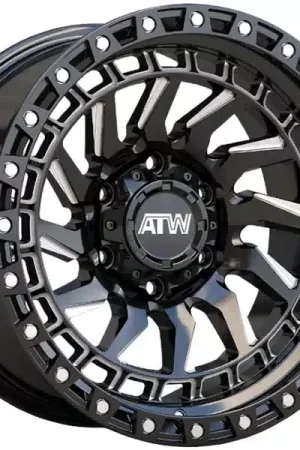 ATW Milled Gloss Black Culebra Wheel CUL1795081 | RealTruck Reduced Price