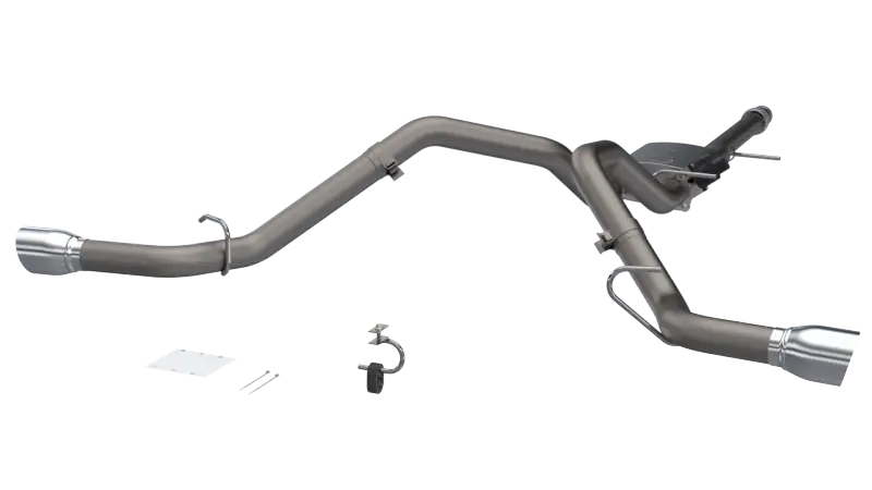 Buy Direct 2014-2018 Silverado/Sierra QTP Screamer Split Rear Exit Cat Back