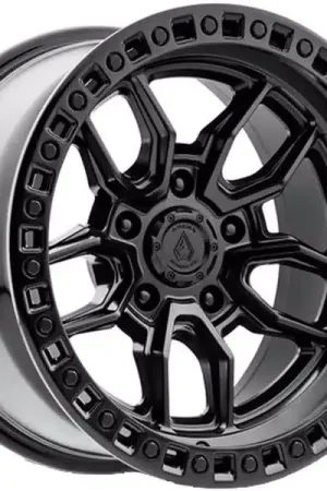Limited Time Arena Matte Black & Gloss Black Lip Hustle Wheel A109209018P02004 | RealTruck