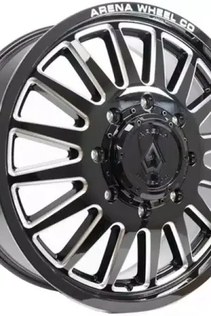 Arena Milled Gloss Black Rival Dually Wheel A1102082A9P10516 | RealTruck Next Day Delivery