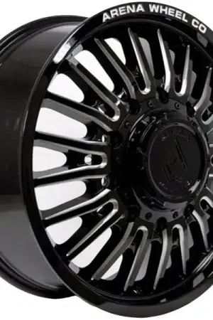 Arena Milled Gloss Black Thunder Dually Wheel A1132082A9N20216 | RealTruck Trusted Brand