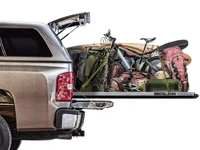 Holiday Sale Bedslide Classic Truck Bed Cargo Slide 10-9548-CLS&BED-BSA-HALUMKT | RealTruck