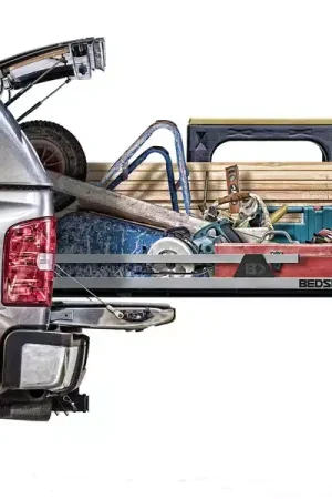 Brand New Bedslide Contractor Truck Bed Cargo Slide 15-9548-CG&BED-BSA-HALUMKT | RealTruck