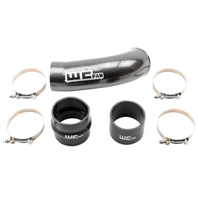 Price Cut Wehrli 2020-2024 Chevrolet 6.6L L5P Duramax 4in Intake Pipe (Use w/OEM Air Box) - Gloss Black