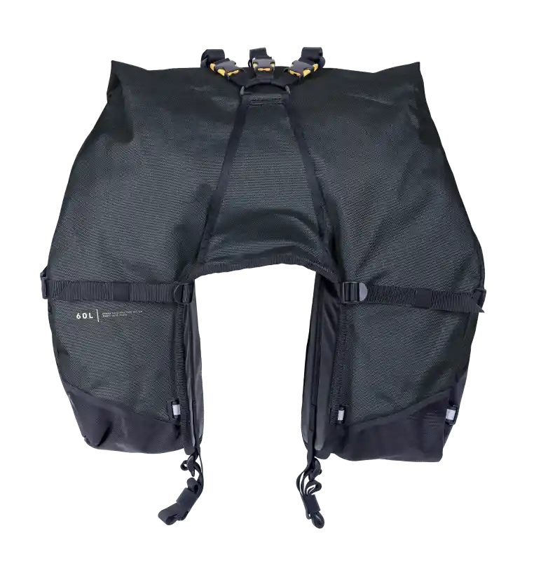 Grab Now Giant Loop Great Basin Saddlebag 68L - Black