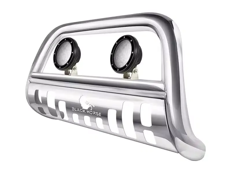 Instant Buy Black Horse Stainless Bull Bar Kit BB037415-SP-PLFB | RealTruck