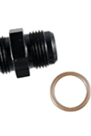 Special Discount Fragola -16AN x 1 1/16 - 12 (12) Radius Fitting in Oin Ring - Black