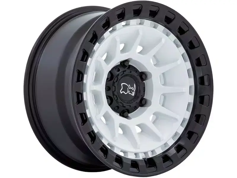 Black Rhino White Barrage Wheel BR009WM18905000 | RealTruck Factory Price