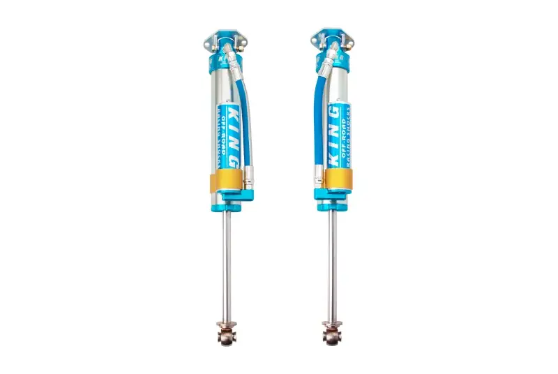 Super Sale King Shocks 07-18 Jeep Wrangler JK Rear 2.5 Dia Piggy Hose Res Shocks 3-5in Lift (Pair)