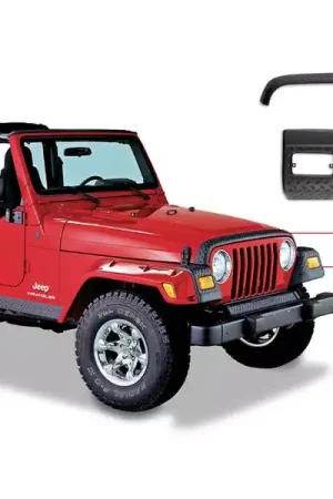 Professional Grade Bushwacker Trail Armor Jeep Hood & Front Corner Protectors 14005 | RealTruck