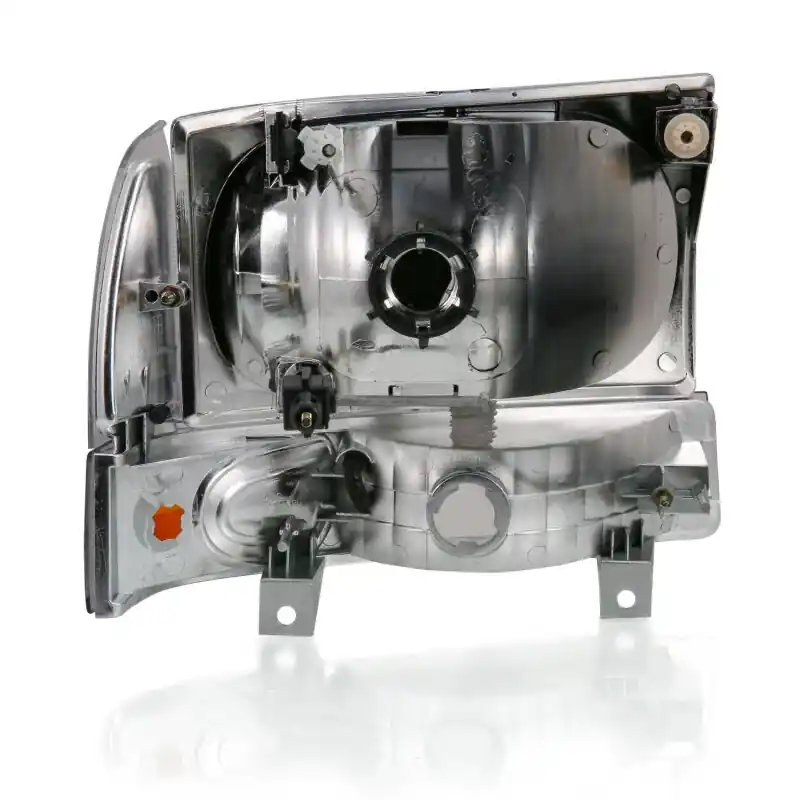 ANZO 2000-2004 Ford Excursion Crystal Headlight w/ Corner Light Chrome Amber (w/o Bulb) Shop Now