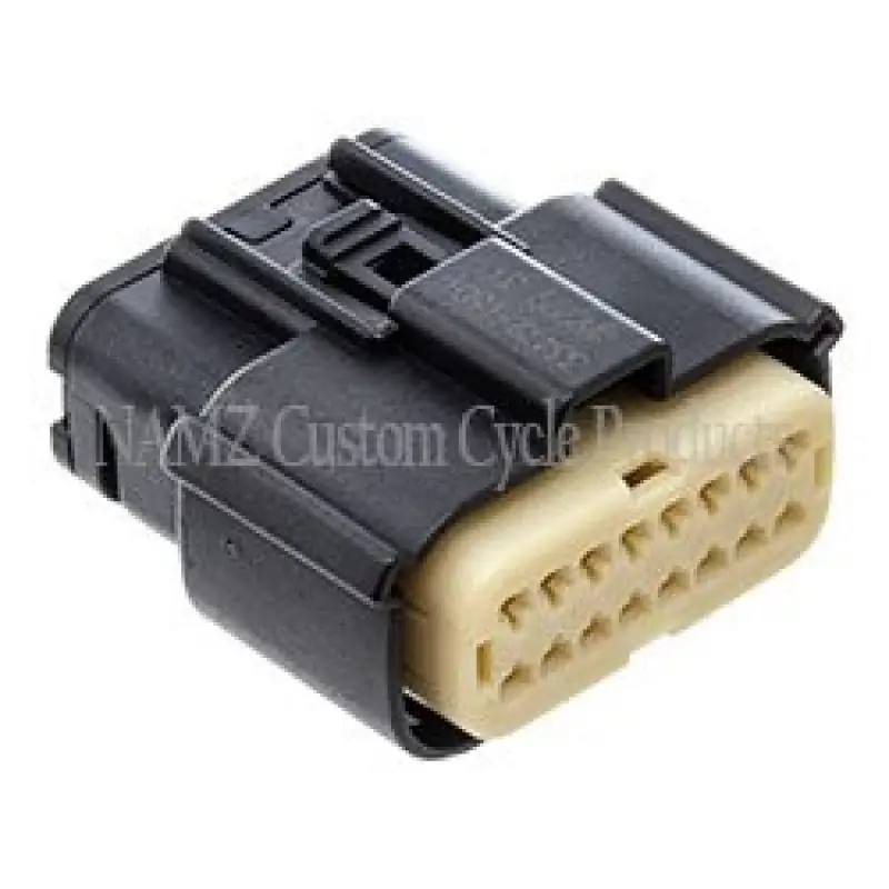 Buy Online NAMZ 07-23 V-Twin FL Molex MX-150 16-Pos Female Connector Fairing Main Harness - Blk (HD 72166-07BK)