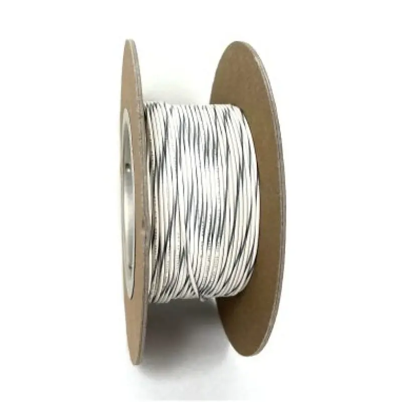 Next Day Delivery NAMZ OEM Color Primary Wire 100ft. Spool 20g - White/Gray Stripe