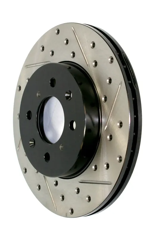 StopTech 2012+ Chevrolet Camaro SS Brembo 4 Piston J6G Sport Slotted & Drilled Left Rotor Special Discount