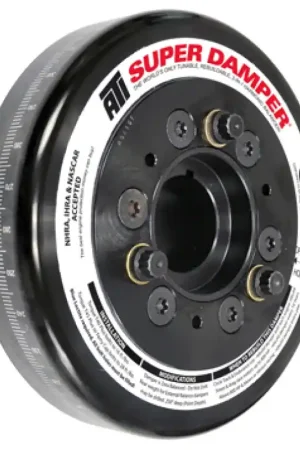 Weekend Sale ATI Damper - 7.074in - Alum - Chevy LS - Smooth - C-Bore Front - 3 Ring