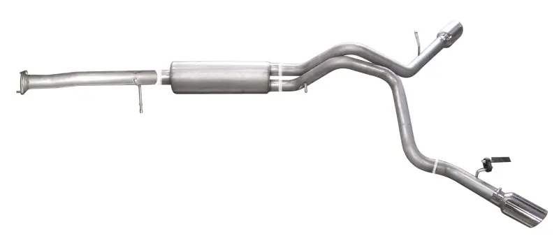 Gibson 07-10 Cadillac Escalade ESV Base 6.2L 2.5in Cat-Back Dual Extreme Exhaust - Aluminized Hassle-Free Returns