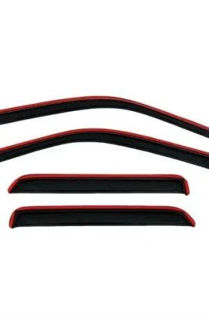 AVS 05-12 Nissan Pathfinder Ventvisor In-Channel Front & Rear Window Deflectors 4pc - Smoke In Demand