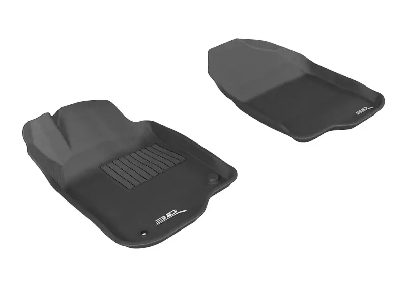 Same Day Shipping 3D MAXpider 2008-2012 Chevrolet Malibu Kagu 1st Row Floormat - Black