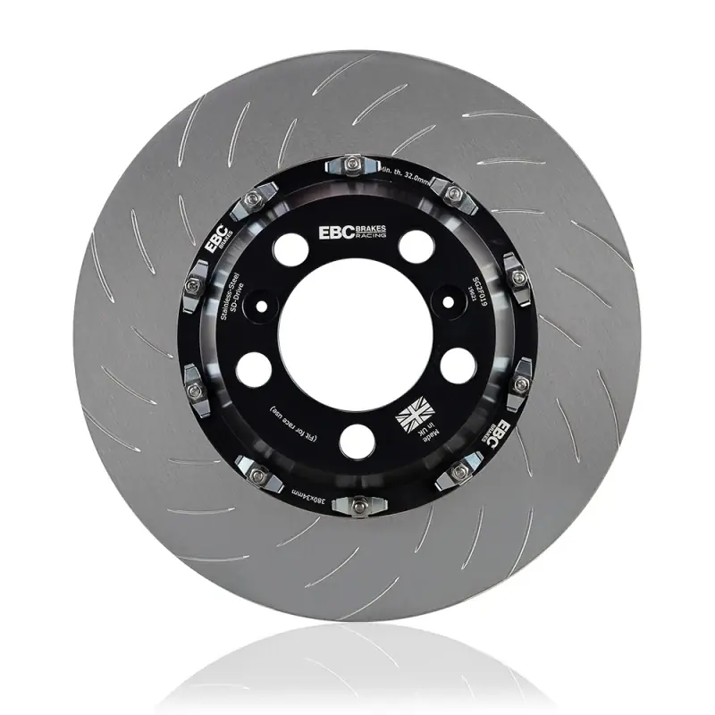 High Quality EBC Racing 02-07 Dodge Viper 8.3L 2 Piece Floating Conversion SG Racing Front Rotors