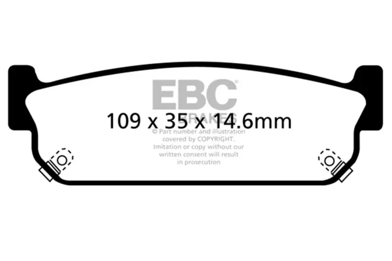 EBC 93-97 Infiniti J30 3.0 Ultimax2 Rear Brake Pads High Quality