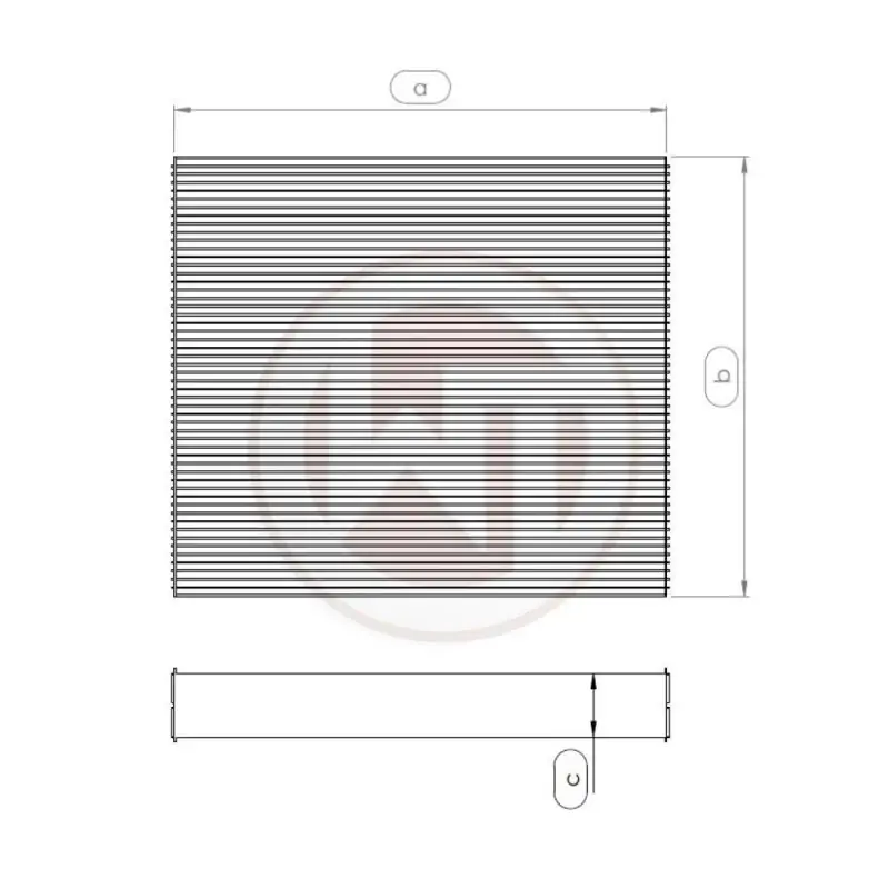 Wagner Tuning 645x395x52mm Radiator Core Certified