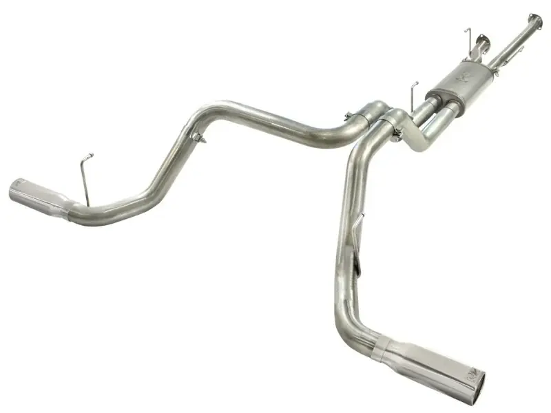 While Supplies Last aFe MACHForce XP 2-1/2in to 3in 409 SS Cat-Back Exhaust w/ Polished Tips 10-17 Toyota Tundra V8 5.7L