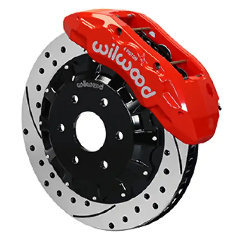 Exclusive Offer Wilwood 16-18 Chevrolet Silverado 1500 LS TX6R Big Brake Truck Front Brake Kit w/ Red Caliper