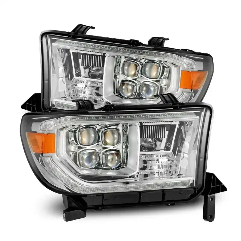 AlphaRex 07-13 Toyota Tundra / 08-17 Sequoia NOVA LED Proj HL Chrome w/Actv Light Seq. Sig + DRL While Supplies Last