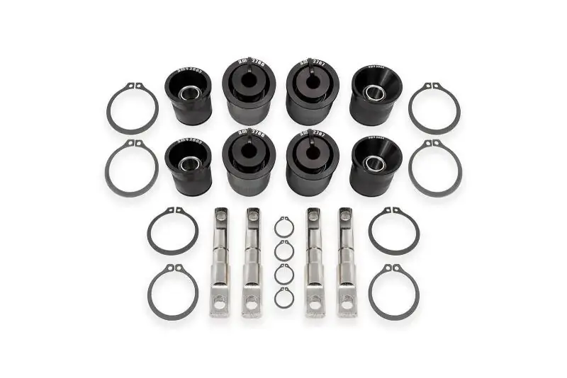 Flash Sale BMR 06-13 Chevrolet Corvette (C6) Z06/ZR1 Rear Upper & Lower Control Arm Bearing Kit - Black