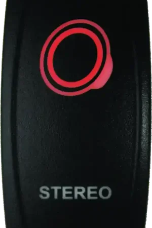 DragonFire Racing Lighted Switch Stereo On/Off Red Today Only
