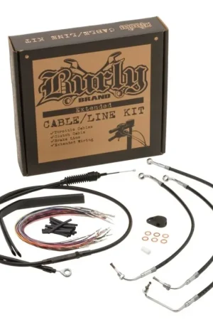 Burly Brand Black Cntrl Kt 14in Gorla / 19in Louie B Bar Price Cut