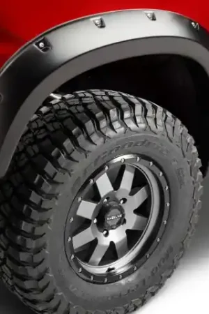 Best Price Bushwacker 22-23 Chevrolet Silverado 1500 (Ex. ZR2) Pocket Style Fender Flares 2pc Front - Black