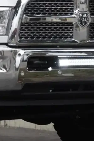 Cali Raised 10-18 Dodge Ram 2500/3500 22 Bumper Hidden Led Light Bar Brackets Kit For - W/ 5D Opti Professional Grade