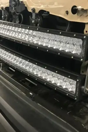 Cali Raised 14-21 Toyota Tundra 42 Hidden Grille Curved Led Light Bar Brackets Kit - Combo Beam/Led Final Sale