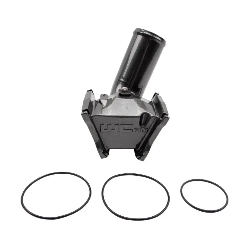 Hassle-Free Returns Wehrli Chevrolet LBZ/LMM Duramax 3in Y-Bridge Kit (Bridge Only) - Gloss Black