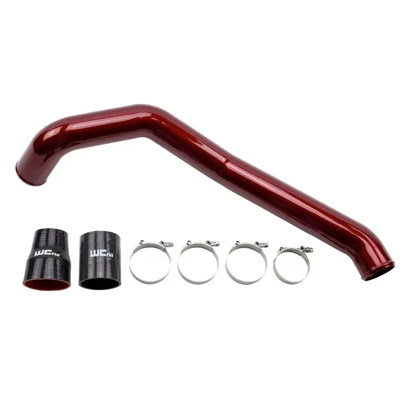 Wehrli 04.5-10 Chevrolet 6.6L LLY/LBZ/LMM Duramax Driver Side 3in Intercooler Pipe - Gloss White Clearance